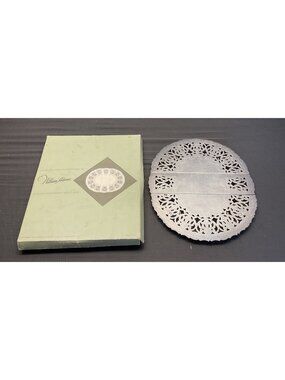 Vintage William Adams Silverplate Expandable Trivit Serving Tray Oval